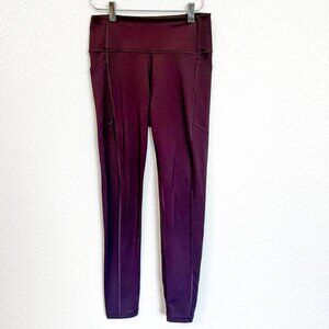 Victoria's Secret Leggings Size 6 Purple Athleisure Yoga Luxe Stretch Studio Rea